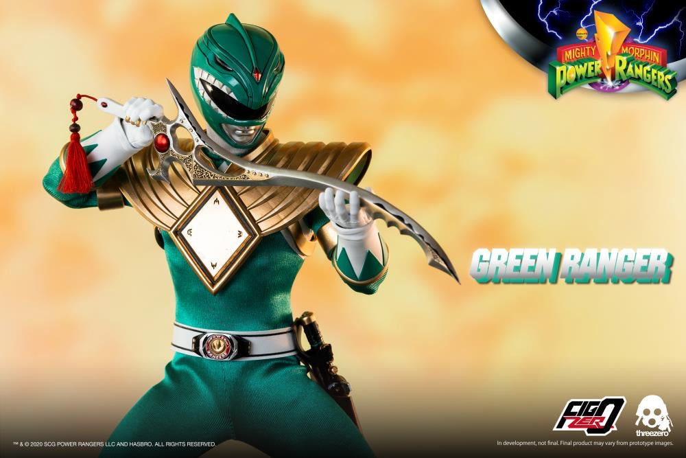 Mighty Morphin Power Rangers FigZero Core Rangers & Green Ranger 1/6 Scale Figure 6-Pack