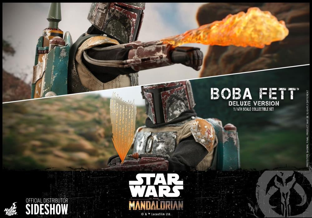 The Mandalorian Deluxe Boba Fett 1/6th Scale Collectible Figure Set