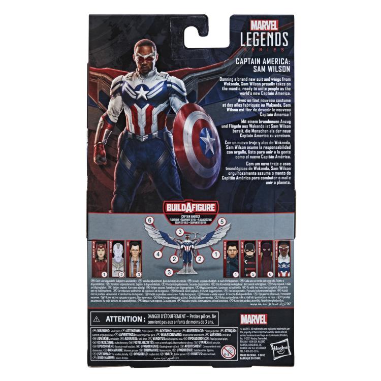 The Falcon and the Winter Soldier Marvel Legends Captain America (Captain America Flight Gear BAF)