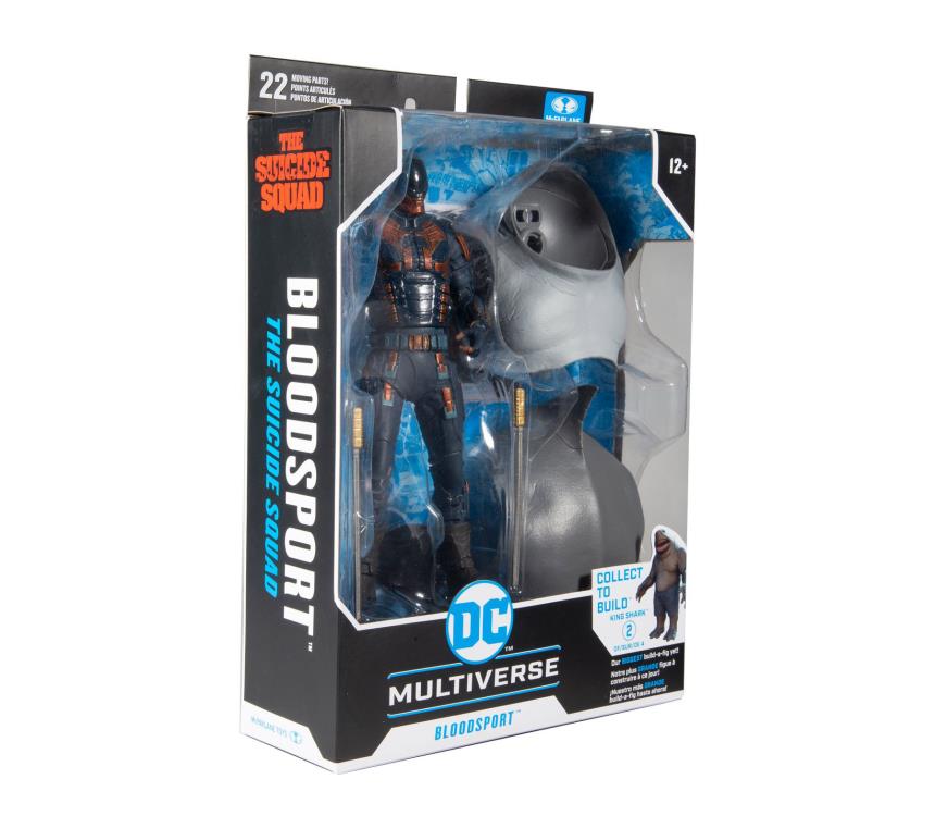 The Suicide Squad DC Multiverse Wave 1 Set of 4 Action Figures (Collect to Build: King Shark)