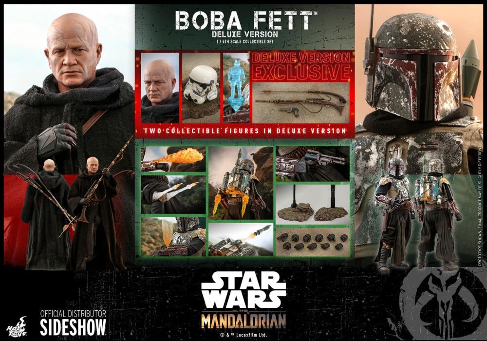 The Mandalorian Deluxe Boba Fett 1/6th Scale Collectible Figure Set