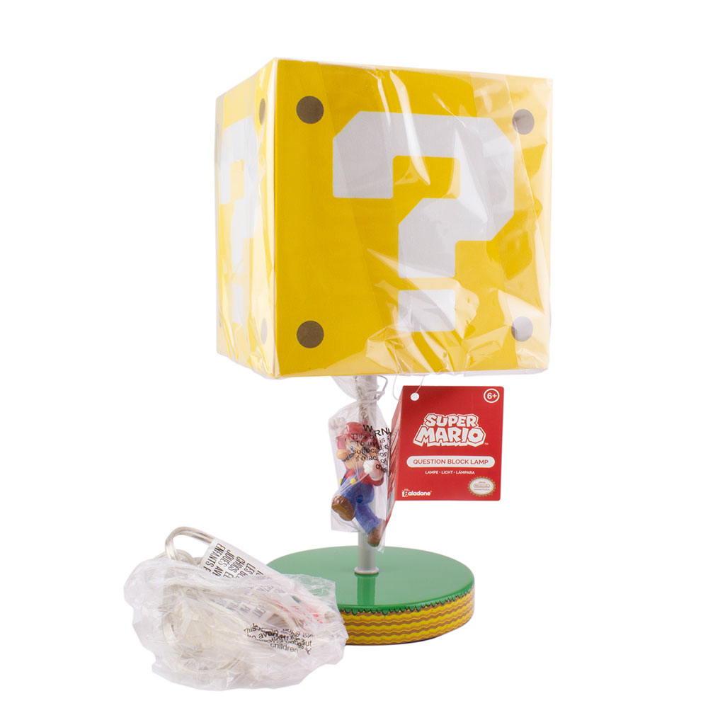 Super Mario Question Block Lamp Collectible Lamp by Paladone