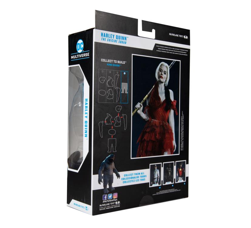 The Suicide Squad DC Multiverse Wave 1 Set of 4 Action Figures (Collect to Build: King Shark)