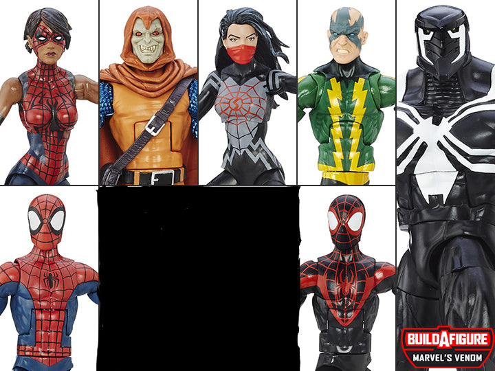 Spider-Man Marvel Legends Wave 4 Case of 6 (Space Venom BAF) Complete