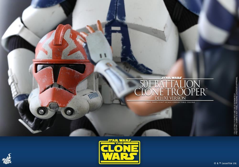 Star Wars: The Clone Wars TMS023 501st Battalion Clone Trooper (Deluxe) 1/6th Scale Figure