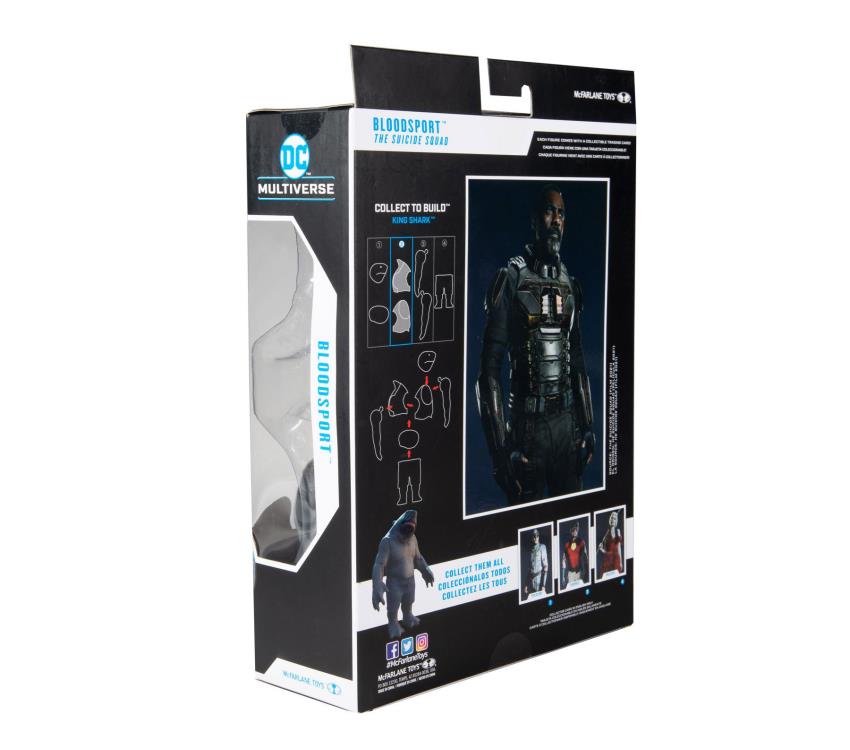The Suicide Squad DC Multiverse Wave 1 Set of 4 Action Figures (Collect to Build: King Shark)