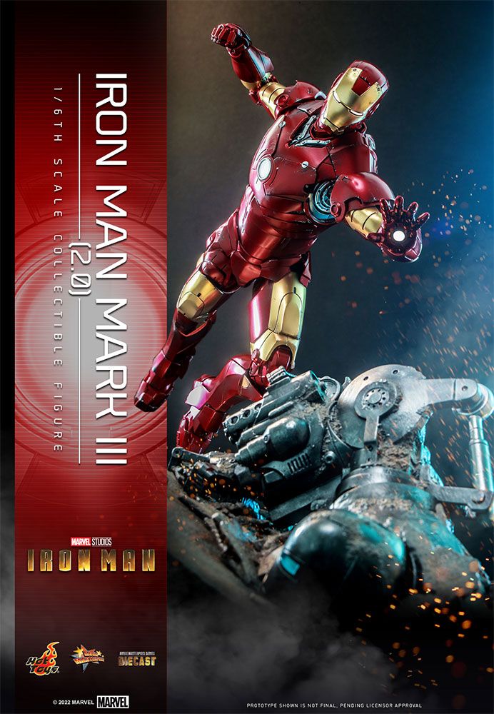 Iron Man Mark III (2.0) Sixth Scale Figure by Hot Toys