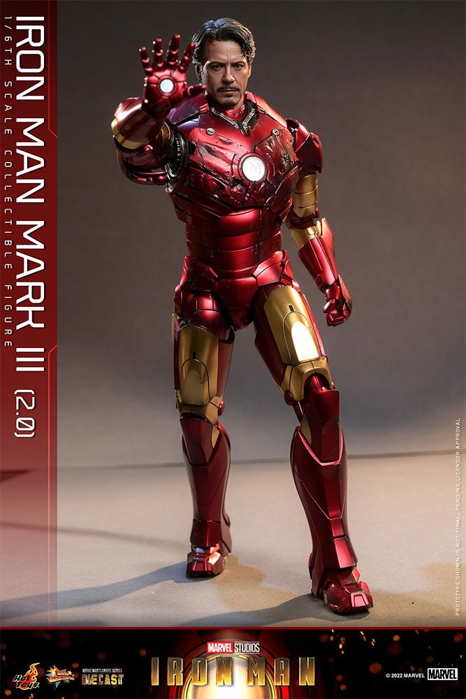 Iron Man Mark III (2.0) Sixth Scale Figure by Hot Toys