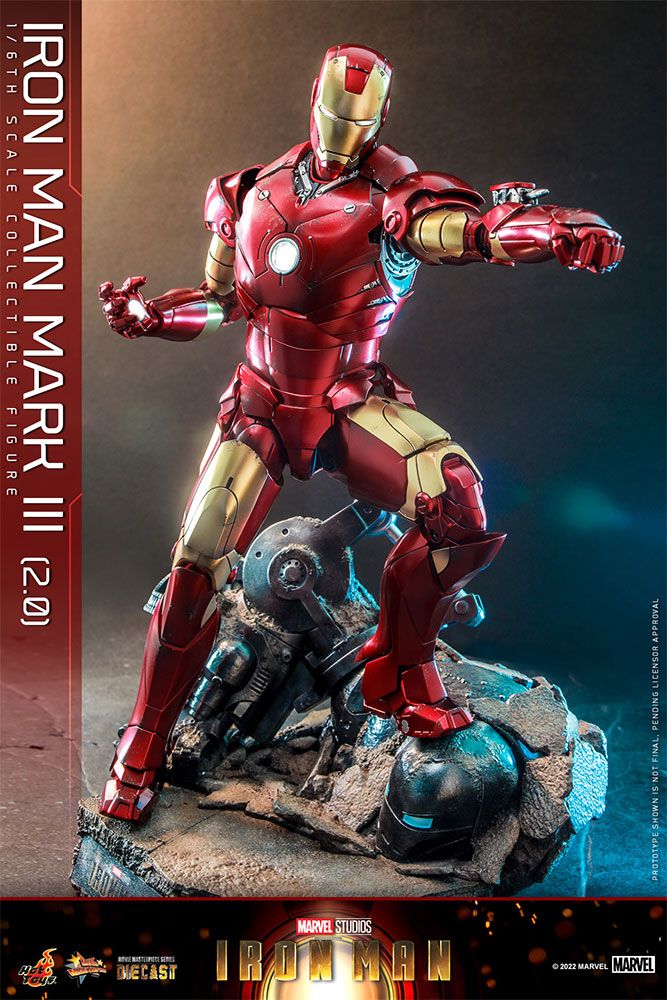 Iron Man Mark III (2.0) Sixth Scale Figure by Hot Toys