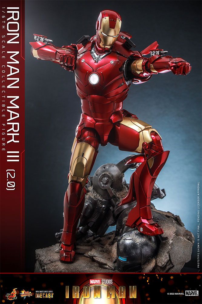 Iron Man Mark III (2.0) Sixth Scale Figure by Hot Toys