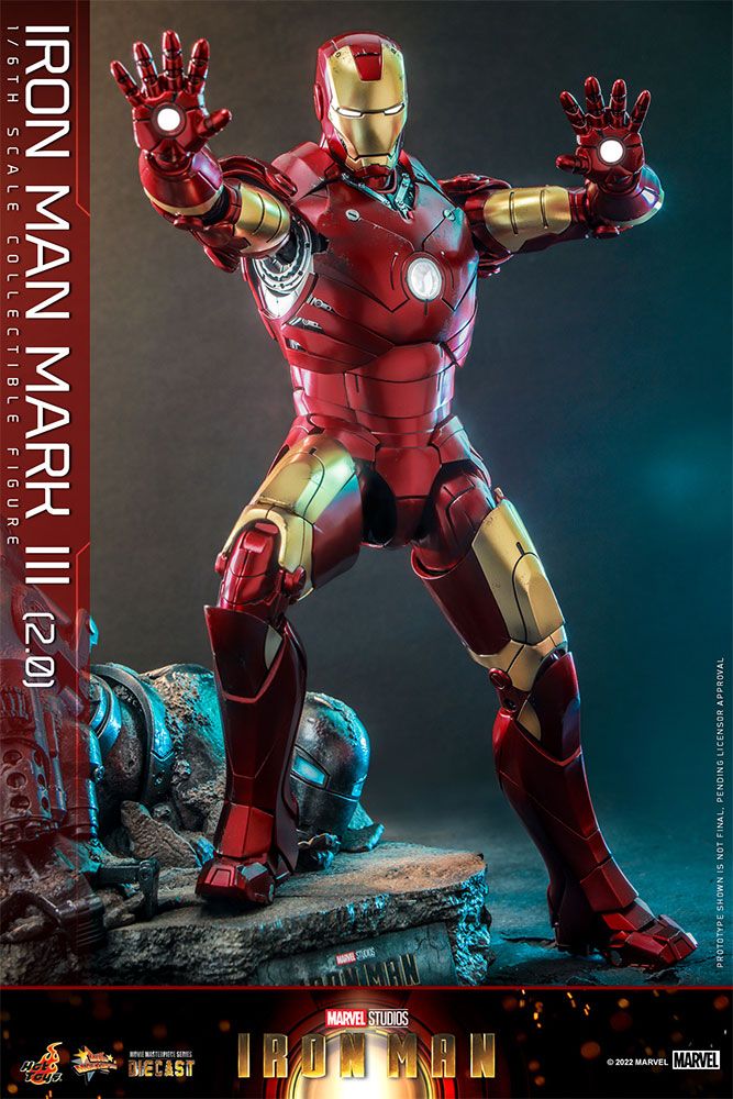 Iron Man Mark III (2.0) Sixth Scale Figure by Hot Toys