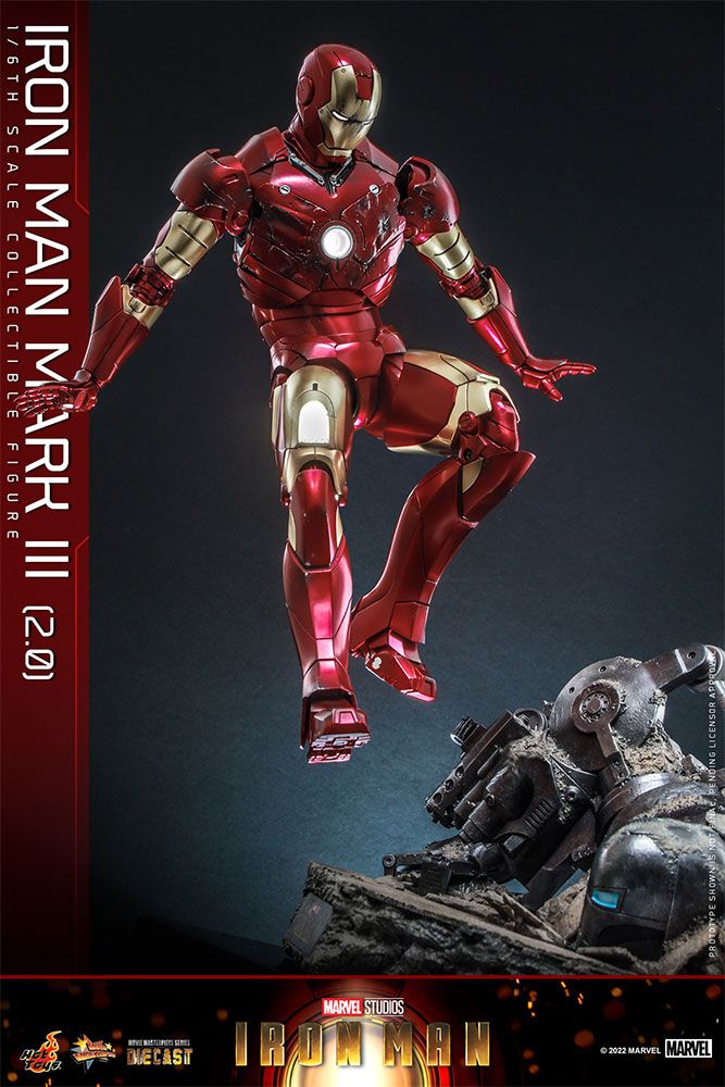 Iron Man Mark III (2.0) Sixth Scale Figure by Hot Toys