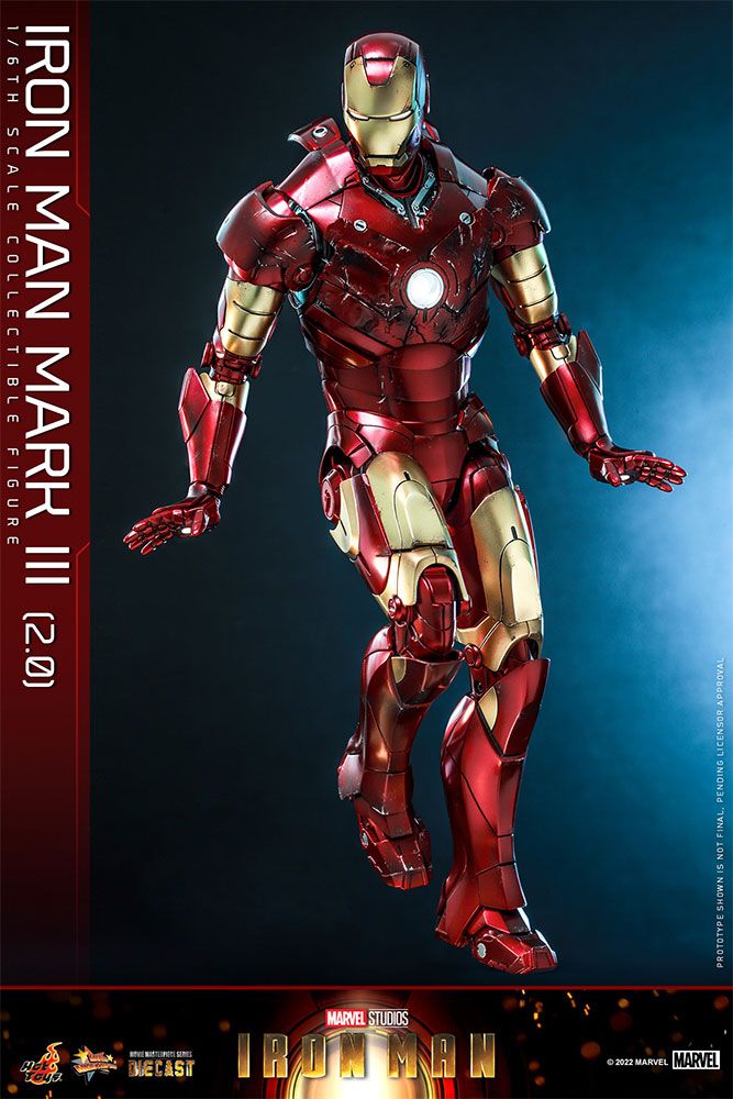 Iron Man Mark III (2.0) Sixth Scale Figure by Hot Toys