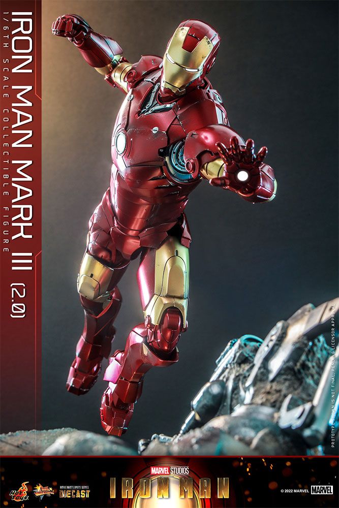 Iron Man Mark III (2.0) Sixth Scale Figure by Hot Toys