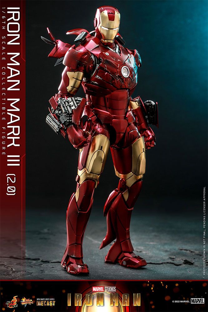 Iron Man Mark III (2.0) Sixth Scale Figure by Hot Toys