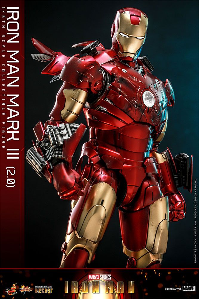 Iron Man Mark III (2.0) Sixth Scale Figure by Hot Toys