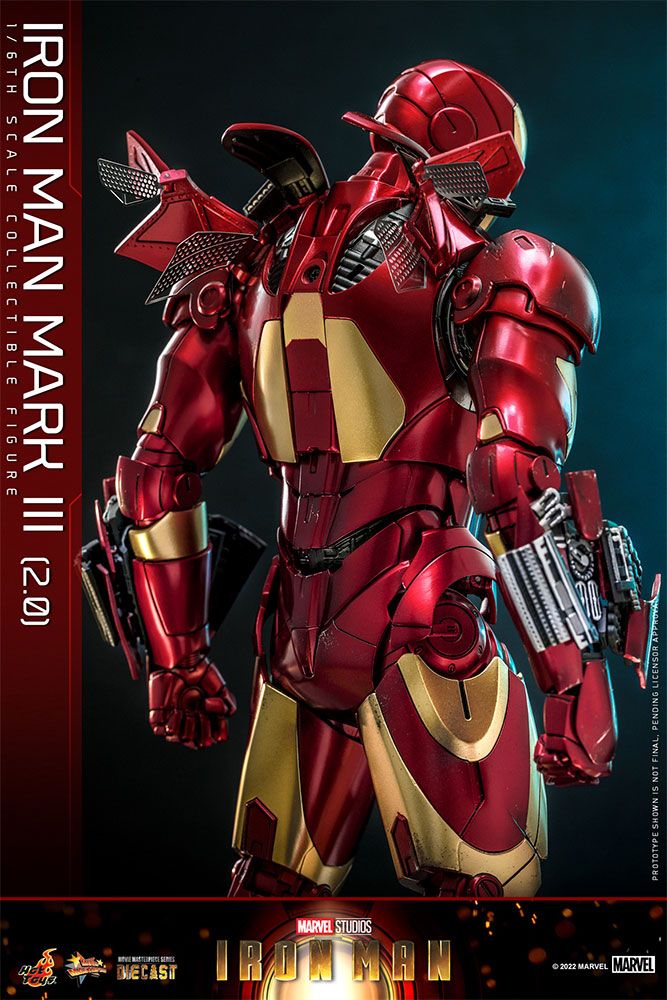 Iron Man Mark III (2.0) Sixth Scale Figure by Hot Toys