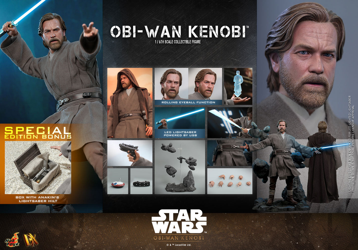 Obi-Wan Kenobi (Special Edition) Sixth Scale Figure by Hot Toys