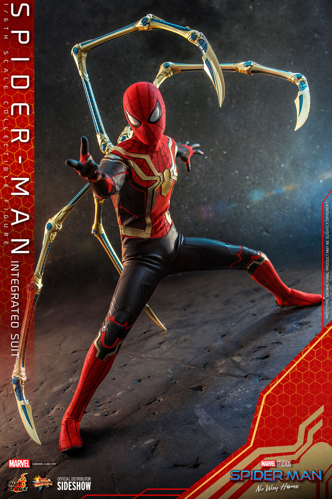 Spider-Man (Integrated Suit) Sixth Scale Figure by Hot Toys