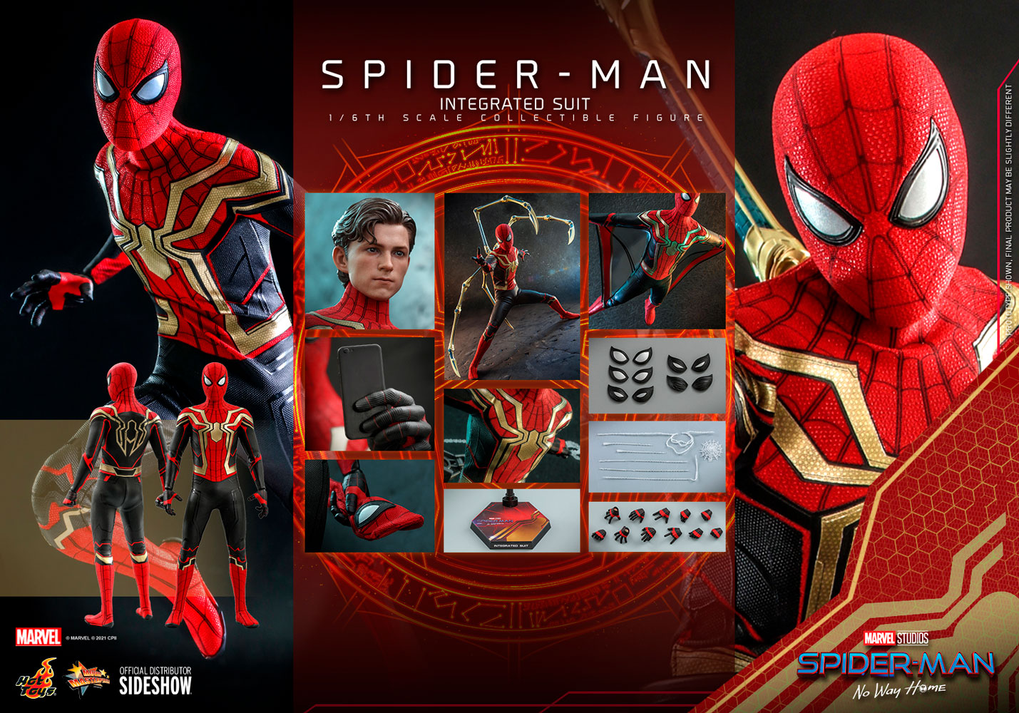Spider-Man (Integrated Suit) Sixth Scale Figure by Hot Toys