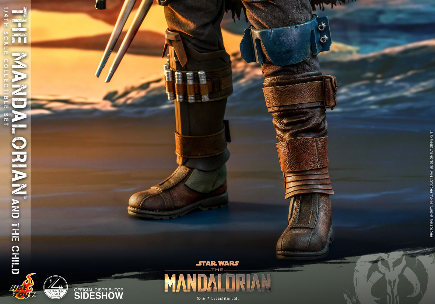 Mandalorian and The Child Quarter Scale Collectible Set - Star Wars - The Mandalorian (Hot Toys)