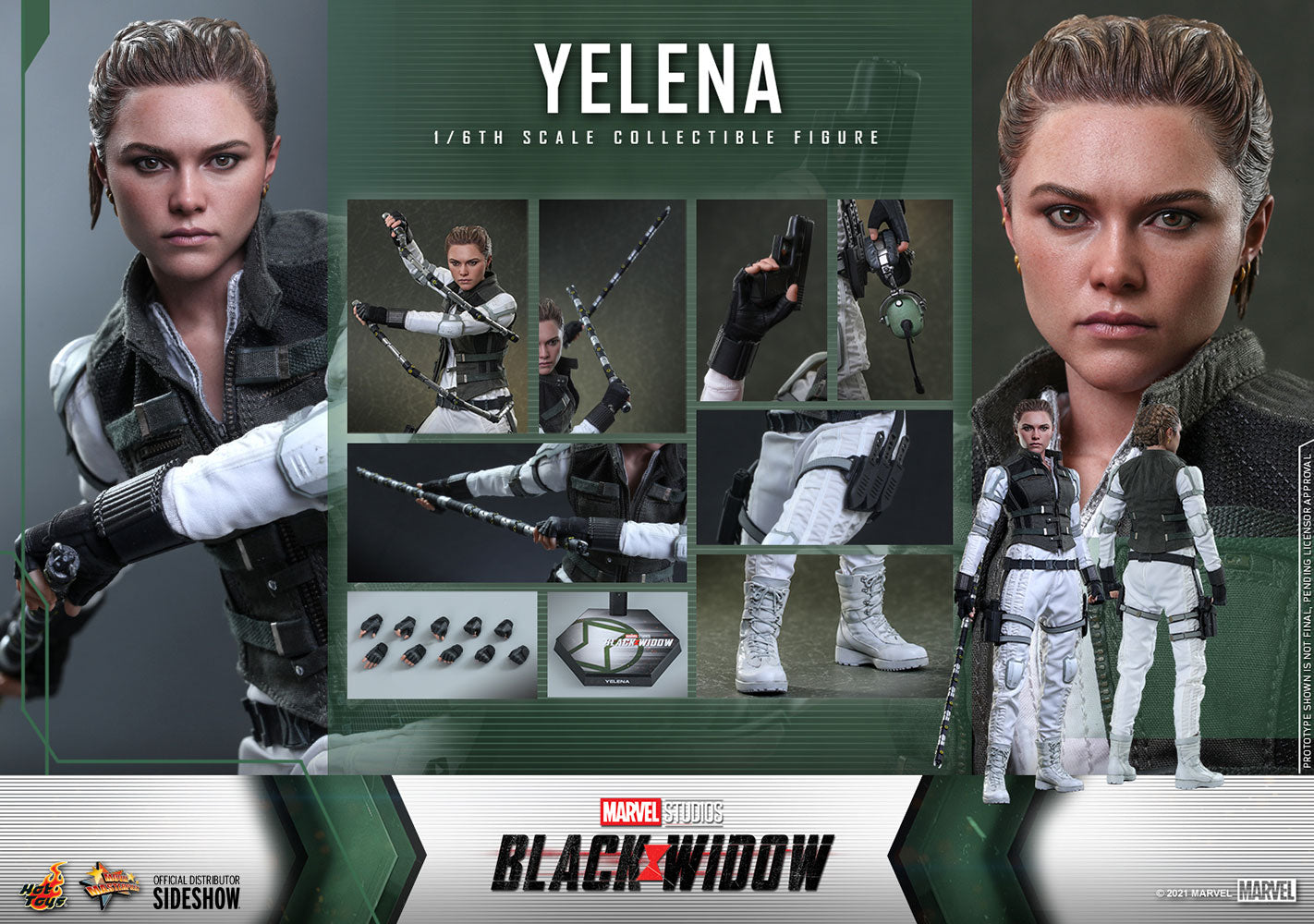 Yelena Sixth Scale Figure by Hot Toys