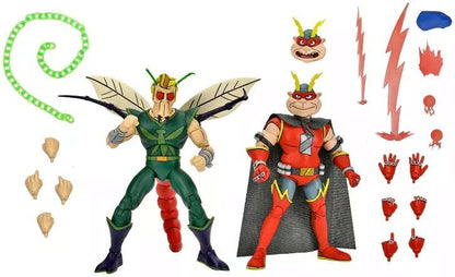 NECA Teenage Mutant Ninja Turtles Bugman & Electrozapper Exclusive Action Figure 2-Pack