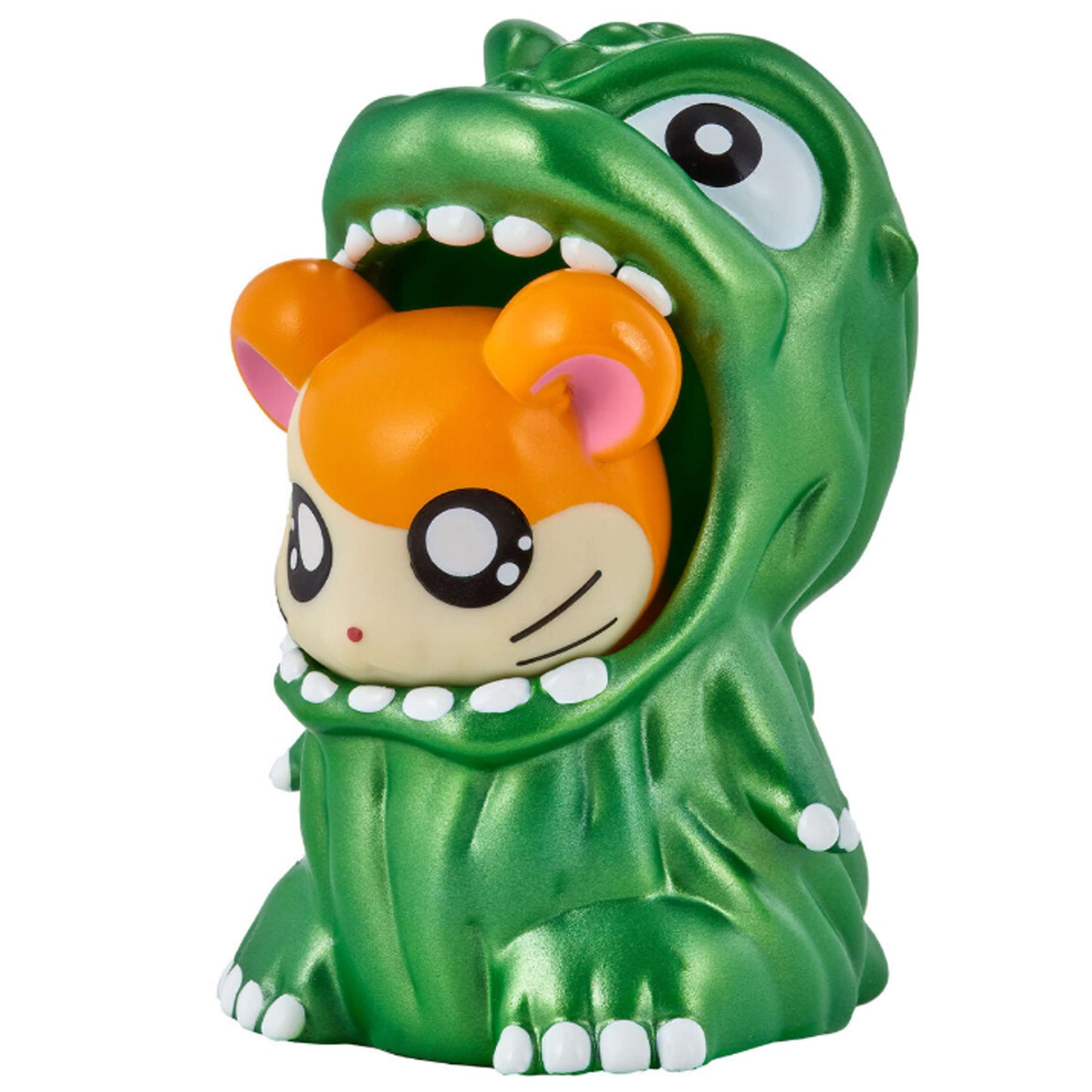 Godzilla X Hamtaro Movie Monster Series Godziham-kun 3.5-Inch Vinyl Figure [Metallic Green]