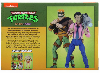 Teenage Mutant Ninja Turtles NECA Rat King vs Vernon (Cartoon)
