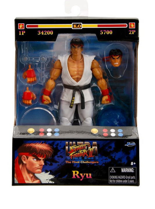 Ultra Street Fighter II Ryu 6-Inch Action Figure by Jada toys