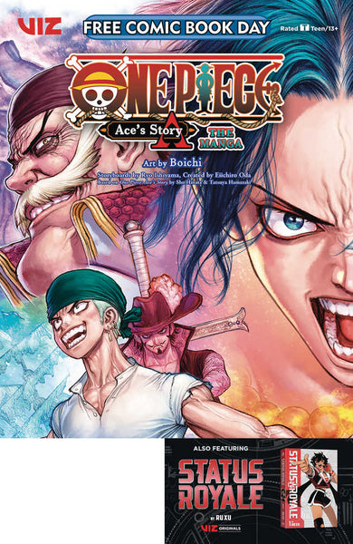 Free Comic Book Day 2024 One Piece Aces Story & Status Royale