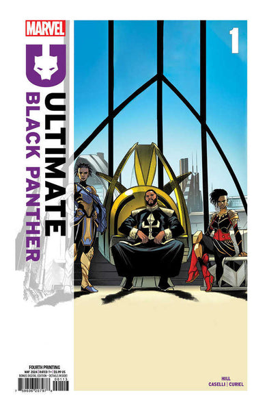 Ultimate Black Panther #1 Stefano Caselli 4TH Printing Variant