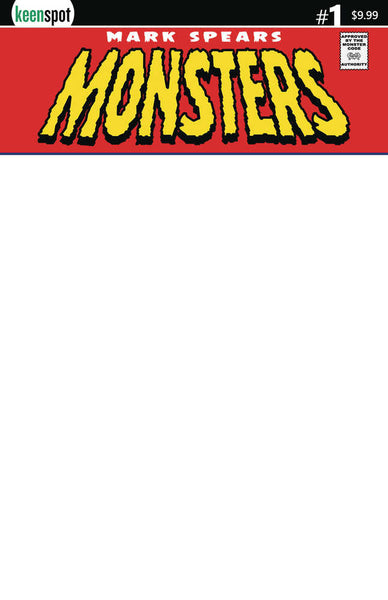 Mark Spears Monsters #1 Cover G Blank Sketch