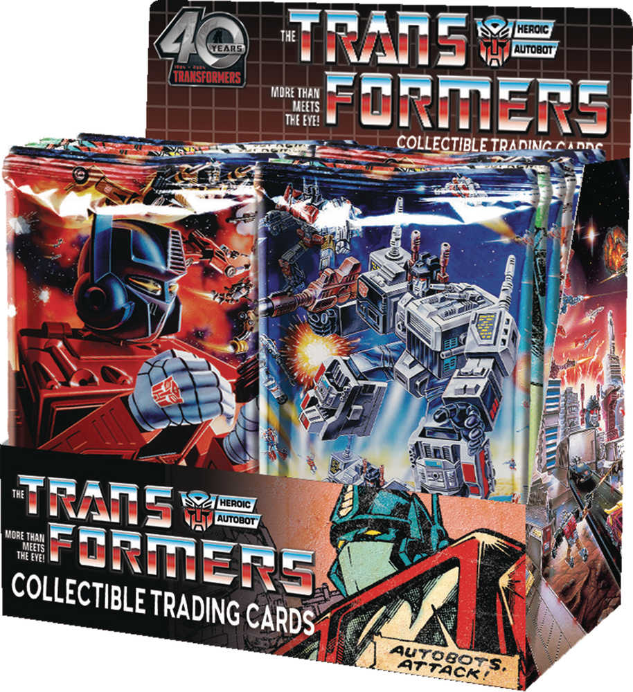 Transformers 40th Ann Collector's Trading Card Carton