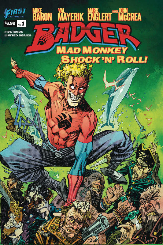 Badger Mad Monkey Shock N Roll #1 (Of 5)