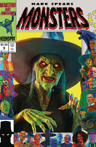 Mark Spears Monsters #3 Cover E Witch Homage