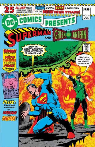 DC Comics Presents #26 Facsimile Edition Cover B Jim Starlin Foil Variant