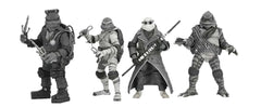 Teenage Mutant Ninja Turtles X Universal Monsters Turtle Bw 4 Pack Action Figure