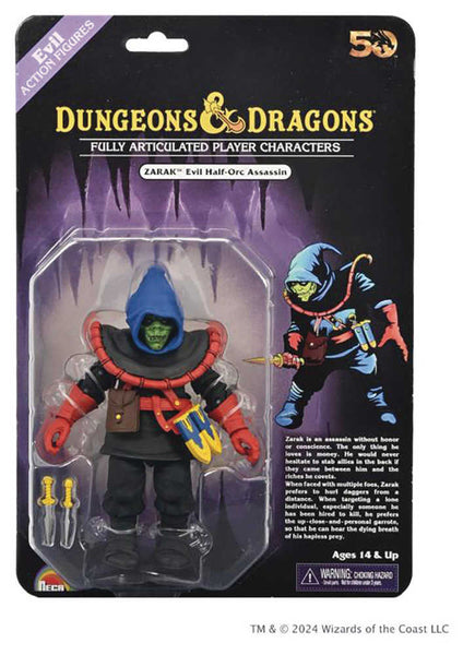 Dungeons & Dragons  50th Anniversary Zarak On Blister Card 7in Action Figure