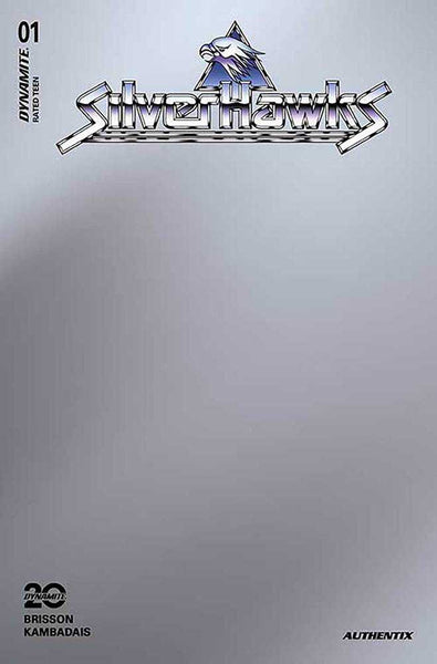 Silverhawks #1 Cover Zn Foc Bonus Silver Blank Authentix