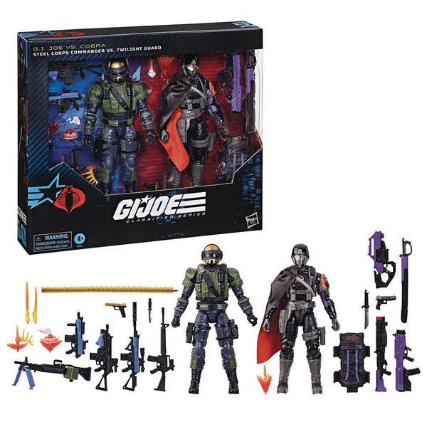 G.I. Joe Class Steel Corps Cmdr / Twilight Guard 6in Action Figure 2pk