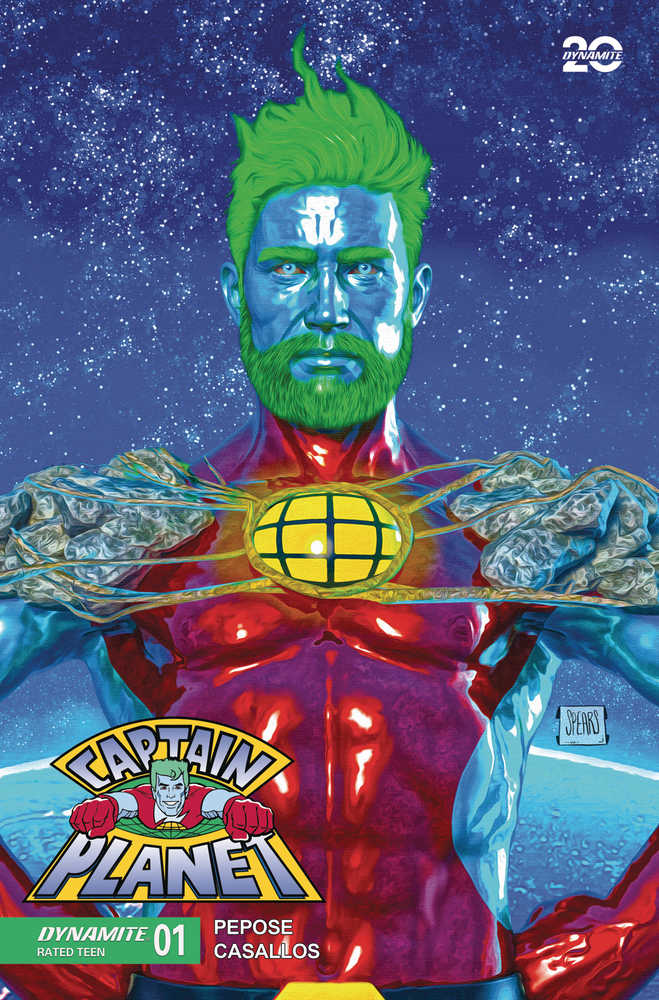 Captain Planet #1 Cover K 10 Copy Variant Edition Spears Foil