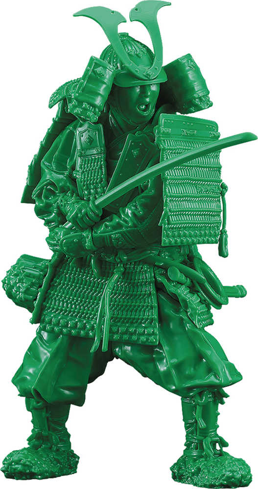 Plamax Kamakura Period Armored Warrior 1/12 Model Kit Green Edition