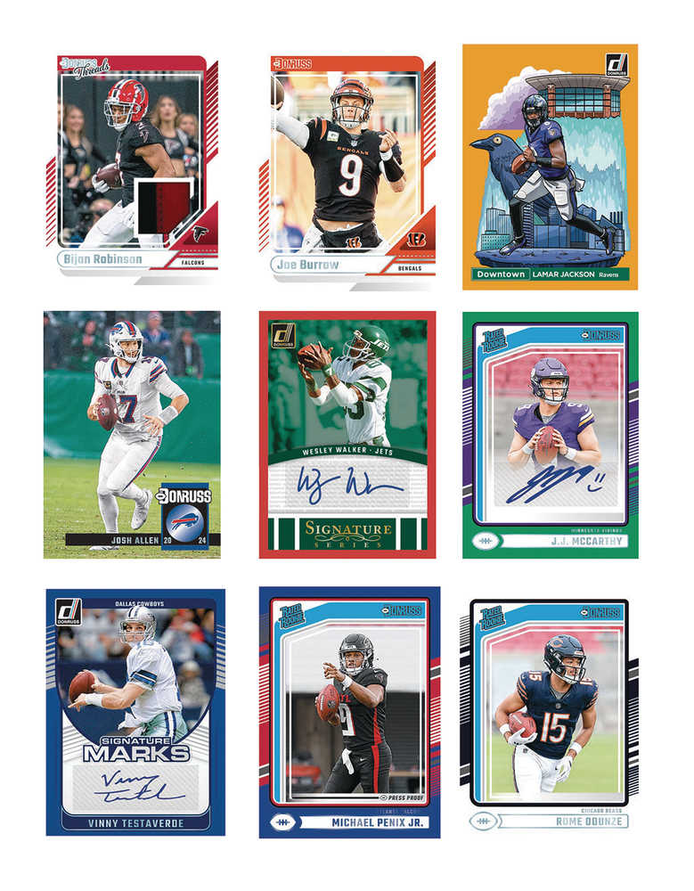 Panini 2024 Donruss Football Trading Card Fat Pack Box
