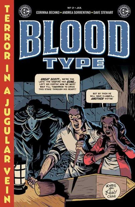 EC Blood Type #2 Cover C 10 Copy Variant Edition Monteys Homage (Mature)