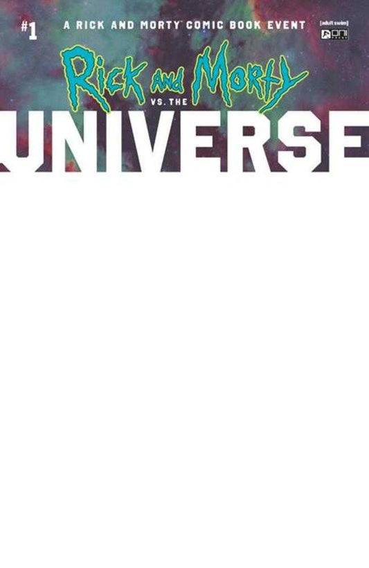 Rick And Morty vs The Universe #1 Cover D Blank Sketch (Mature)