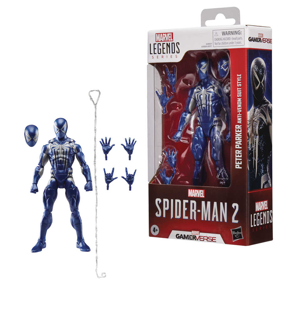 Spider-Man 2 Game-verse Legends 6in Peter Parker Anti Venom
