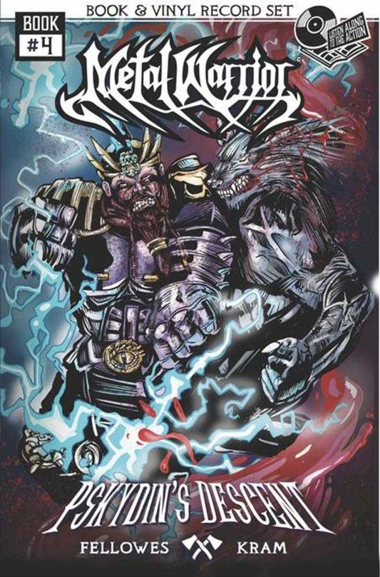 Metal Warrior TPB #4 (Of 9) Pskydins Descent A Brutal Killing Machine With 7 In Vinyl