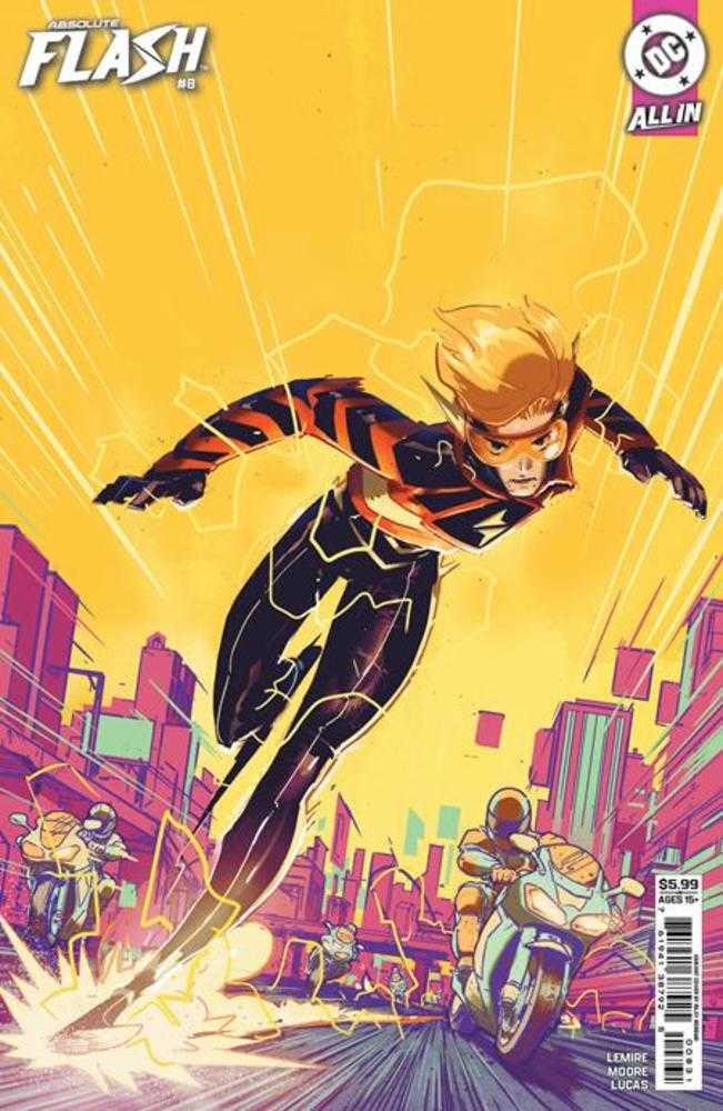 Absolute Flash #8 Cover C Riley Rossmo Card Stock Variant