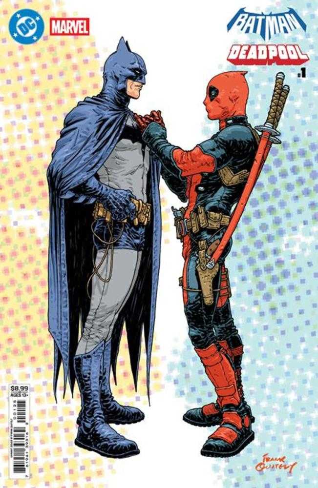 DC Marvel Batman Deadpool #1 (One Shot) Cover N Frank Quitely Batman Deadpool Card Stock Variant